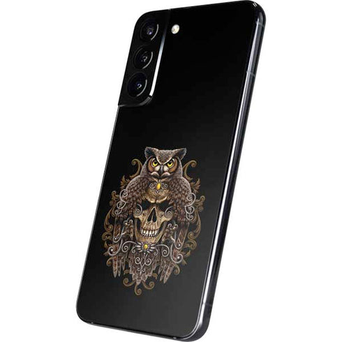 Skull and Owl by Sarah Richter Galaxy S22 Plus Skin